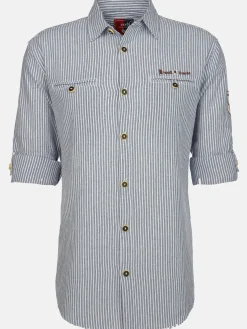 Herren Trachtenhemd mit Stickerei