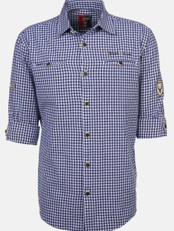 Herren Trachtenhemd mit Stickerei