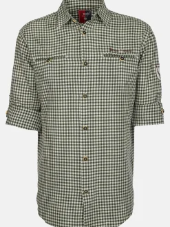 Herren Trachtenhemd mit Stickerei