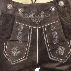 Herren Trachtenhose 3/4 lang in Echtleder