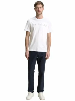 Herren T-Shirt mit Frontlogoprint