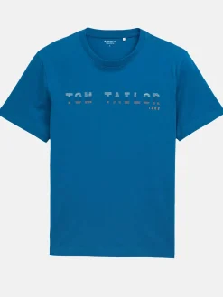 Herren T-Shirt mit Frontlogoprint