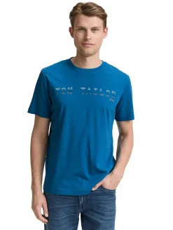 Herren T-Shirt mit Frontlogoprint