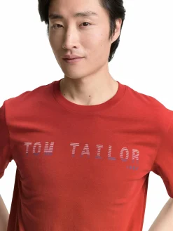 Herren T-Shirt mit Frontlogoprint