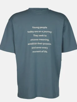 Herren T-Shirt mit kleinem Schriftprint