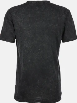 Herren T-Shirt mit Print in Used Optik