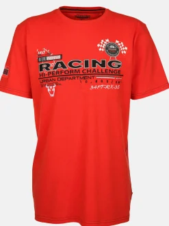 Herren T-Shirt mit Racing Print