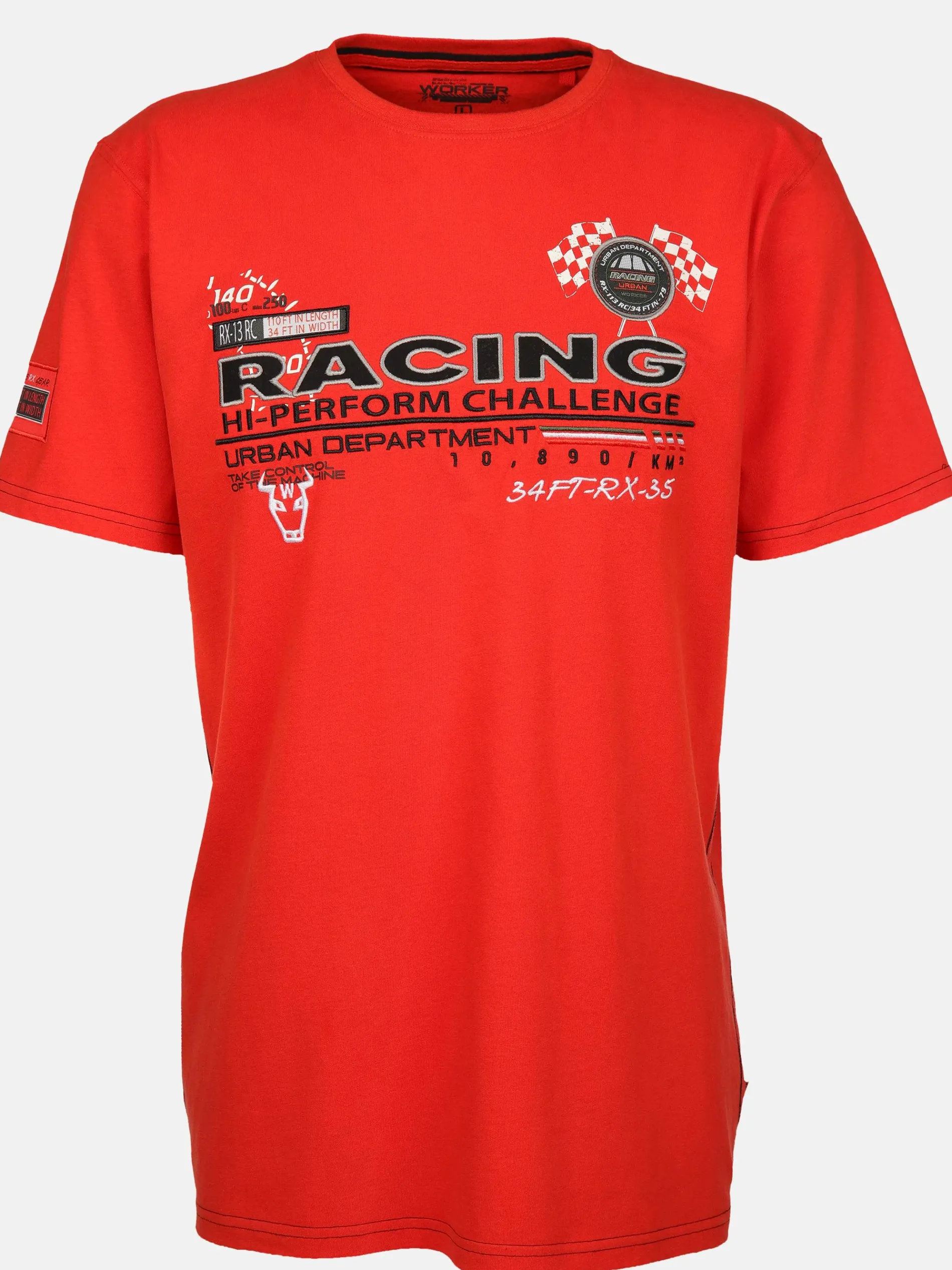 Herren T-Shirt mit Racing Print