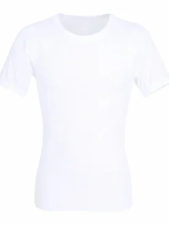 Herren Unterhemd in Doppelripp mit kurzem Arm