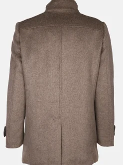 Herren Wollmantel im 2in1 Look