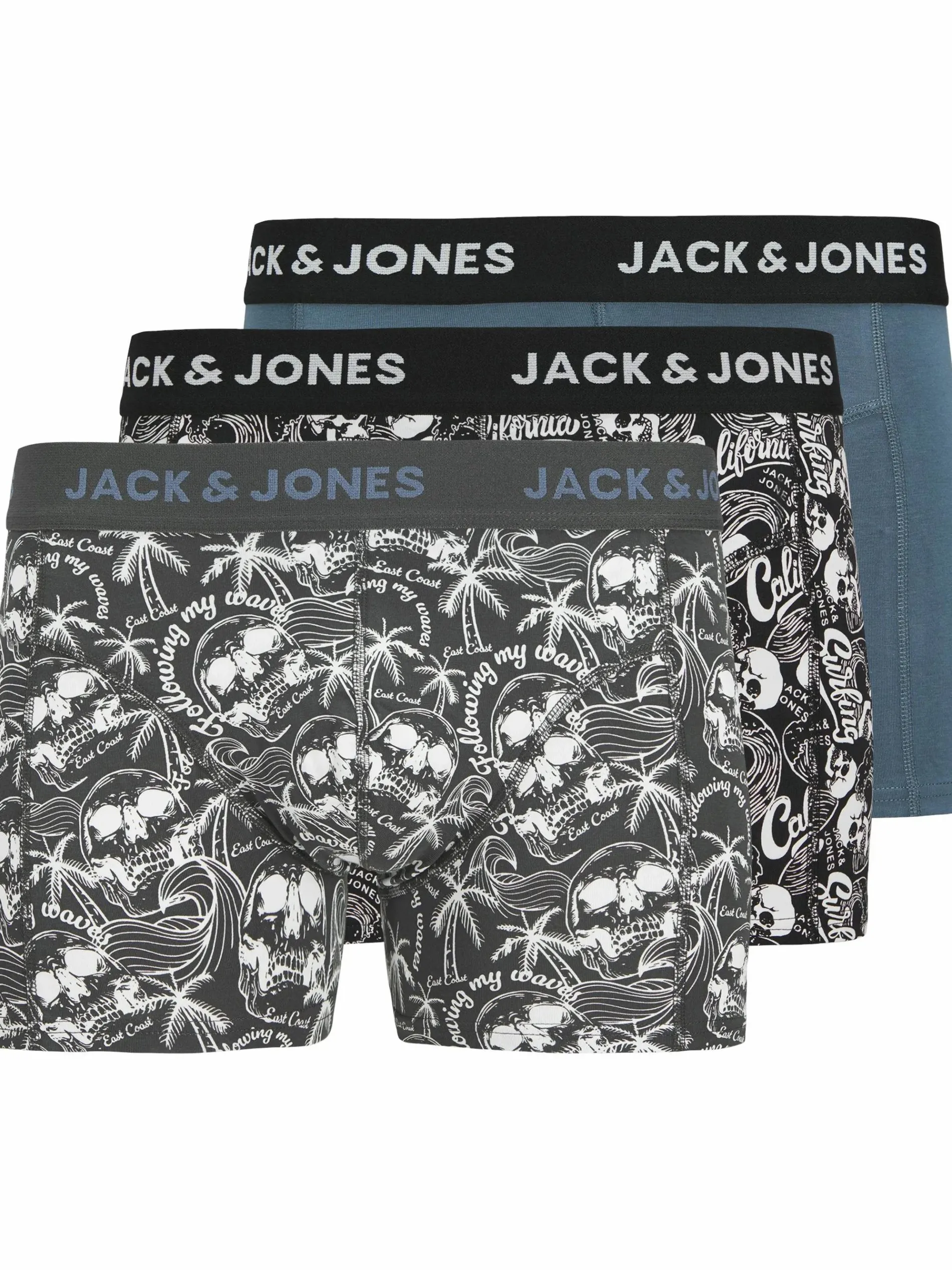 Jack & Jones JACDAMON SKULL Trunks im 3er-Pack