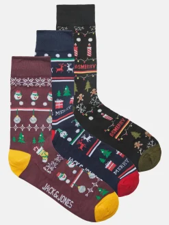 Jack & Jones JACJINGLE SOCKS GIFTB Weihnachtssocken