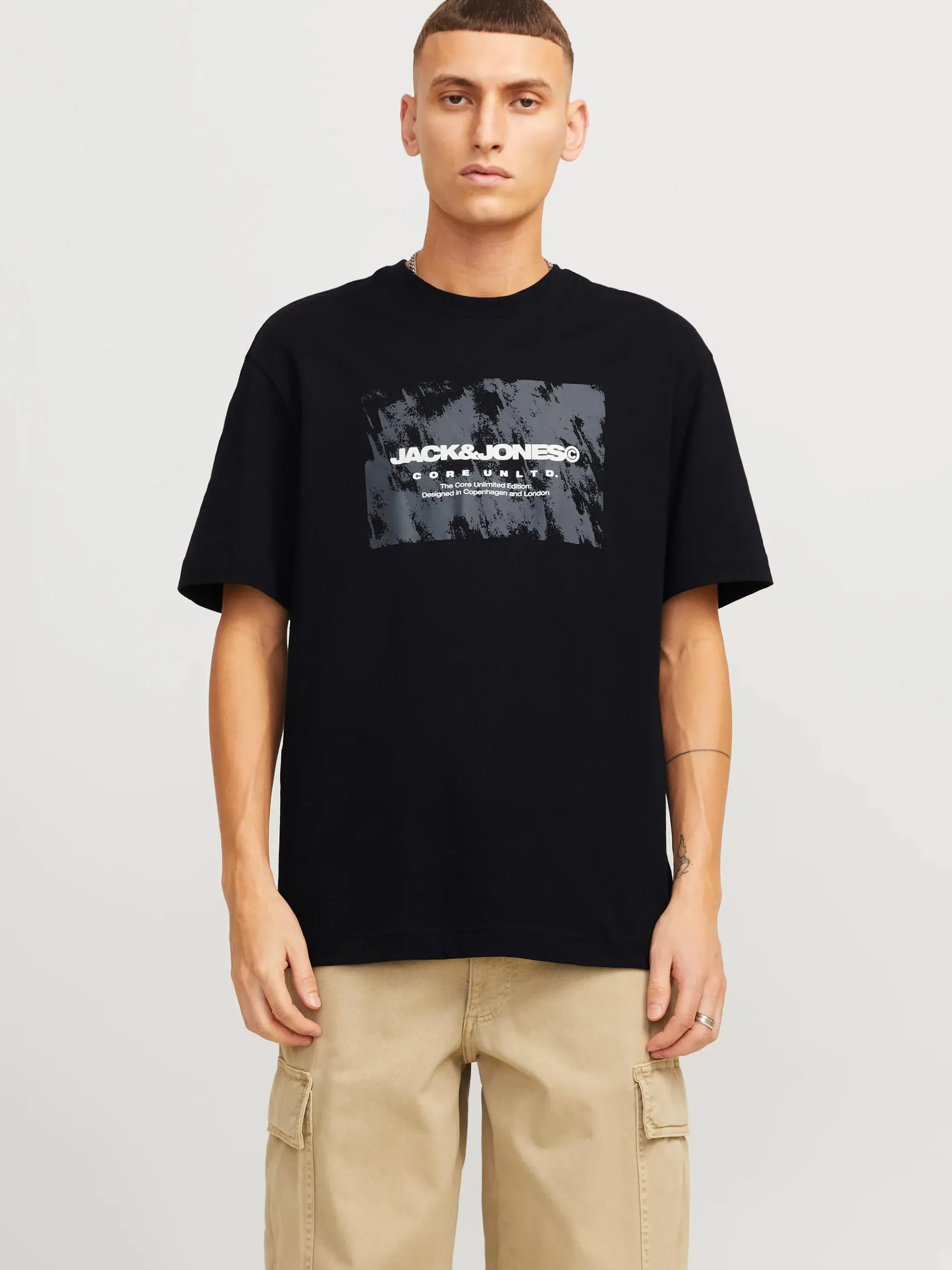 Jack & Jones JCOAERO FRONT PRINT T Shirt