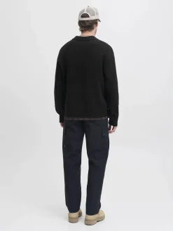 Jack & Jones JCOCOVER KNIT SPLIT N Strickpullover