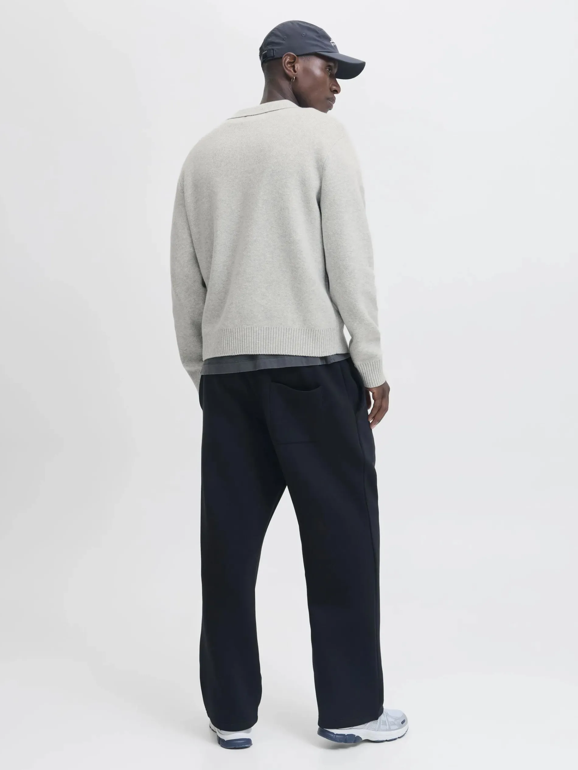 Jack & Jones JCOCOVER KNIT SPLIT N Strickpullover