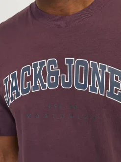 Jack & Jones JJECALEB VARSITY TEE T-Shirt
