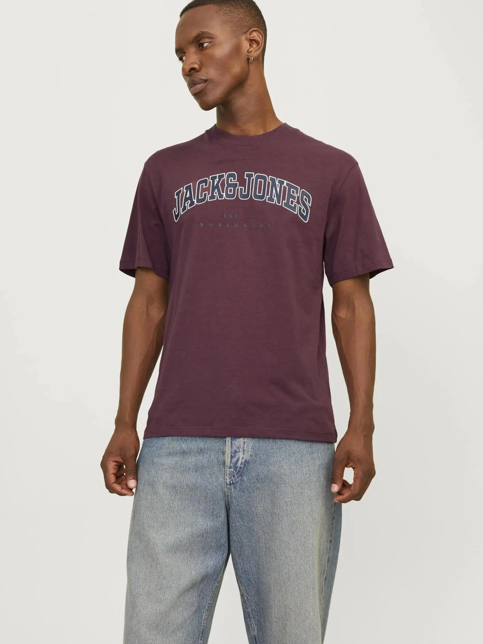 Jack & Jones JJECALEB VARSITY TEE T-Shirt