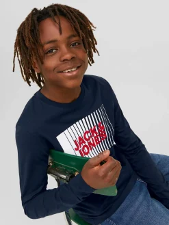 Jack&Jones Junior JJECORP LOGO TEE PLAY Langarmshirt