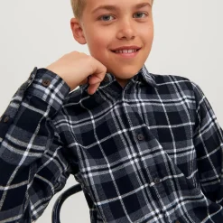 Jack&Jones Junior JJPLAIN FALL CHECK SH Hemd