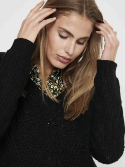 Jacquline JDYNEW MEGAN L/S PULLOV Strickpullover mit V-Ausschnitt