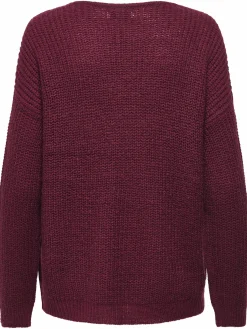 Jacquline JDYNEW MEGAN L/S PULLOV Strickpullover mit V-Ausschnitt