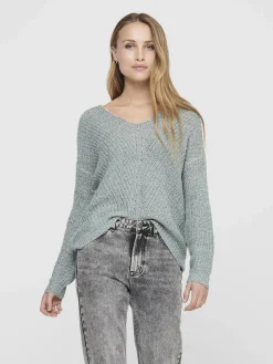 Jacquline JDYNEW MEGAN L/S PULLOV Strickpullover mit V-Ausschnitt