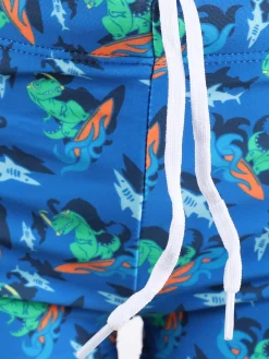 Jungen Badeshorts mit Alloverprint