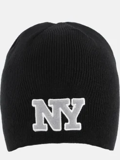 Jungen Beanie Mütze mit Buchstabenpatch