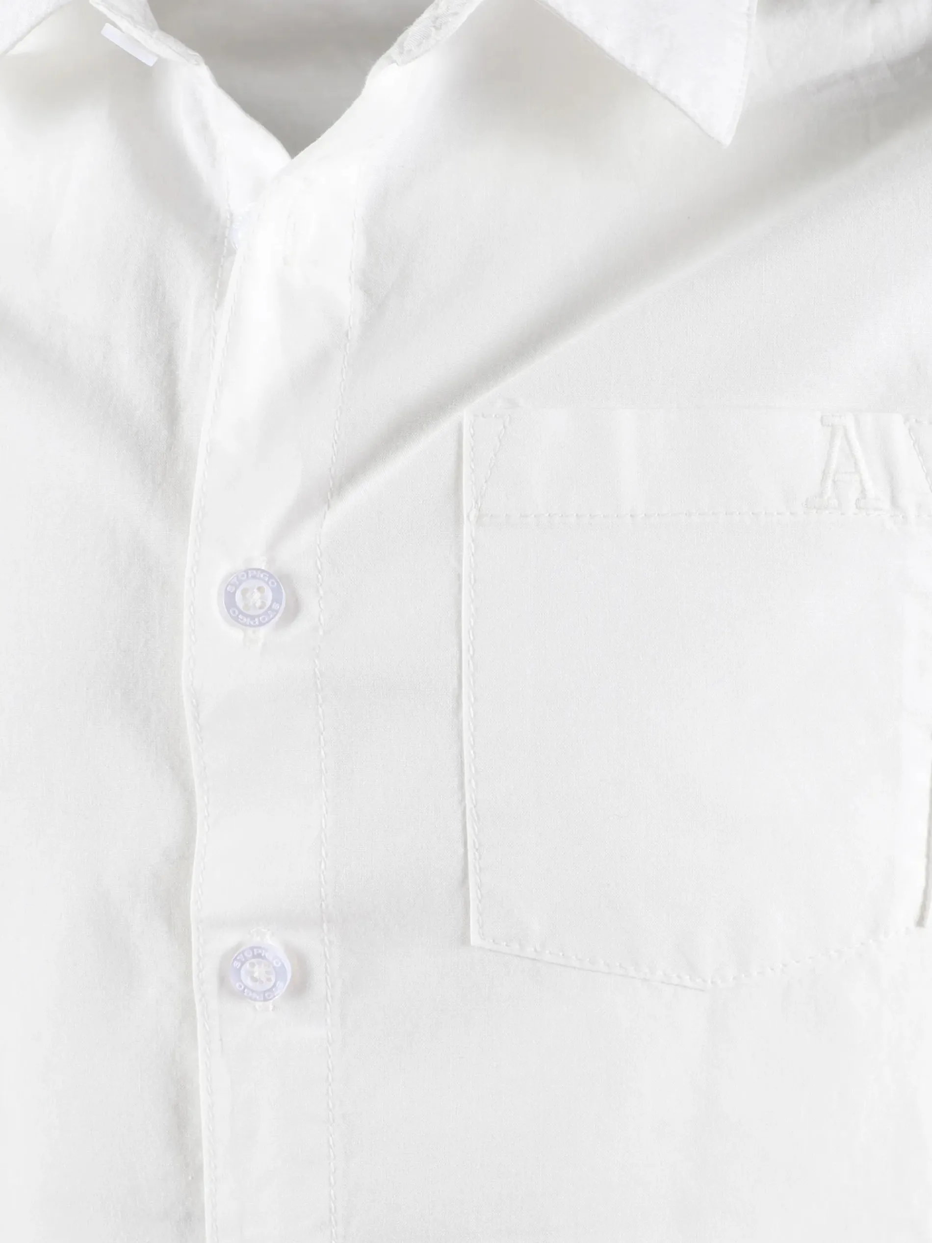 Jungen Freizeithemd mit schlichter Stickerei