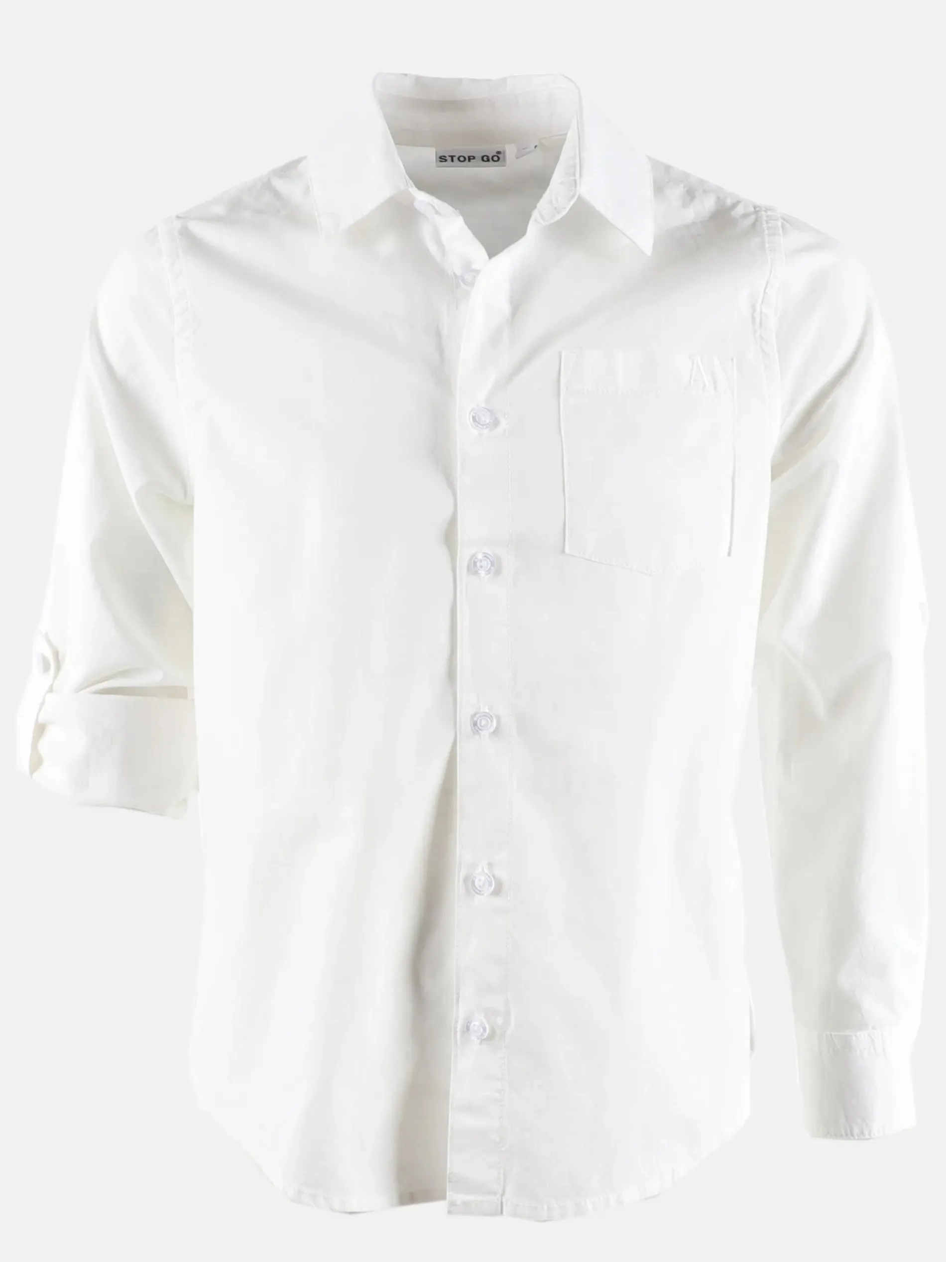 Jungen Freizeithemd mit schlichter Stickerei