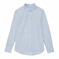 Jungen Hemd mit Streifen und Brusttasche