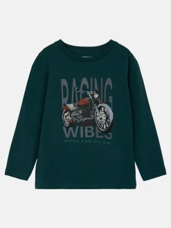 Jungen Langarmshirt mit Frontprint