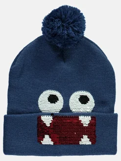 Jungen Mütze mit Paillettenmotiv