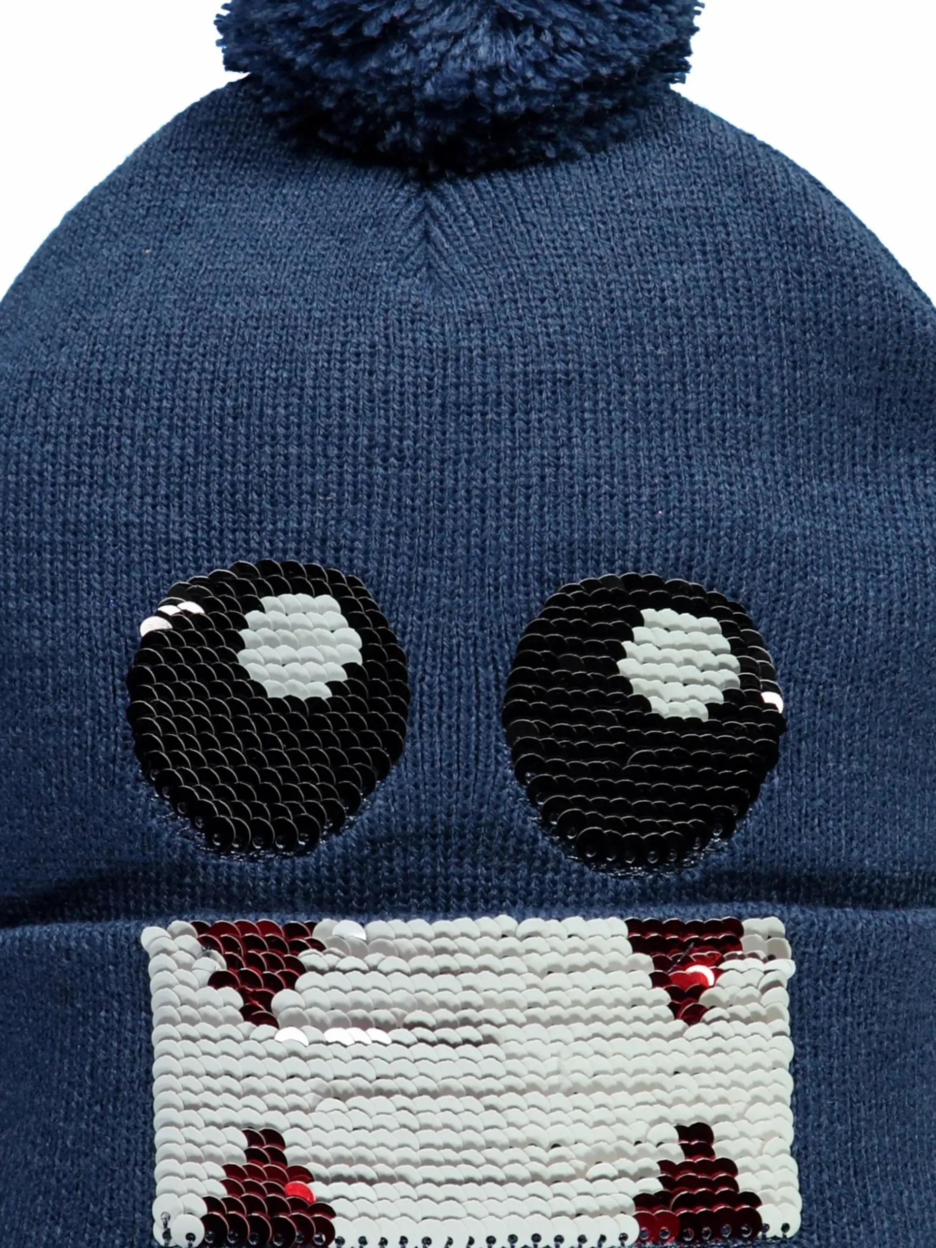 Jungen Mütze mit Paillettenmotiv