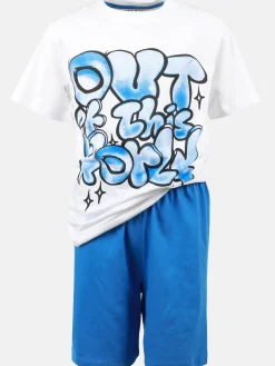 Jungen Schlafanzug in kurzer Form