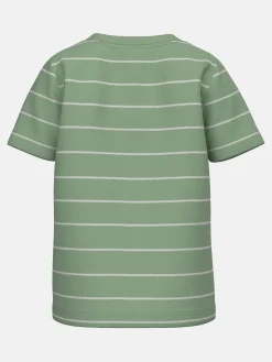 Jungen Shirt mit Streifen und Brusttasche