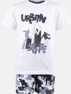 Jungen Shorty mit Frontprint