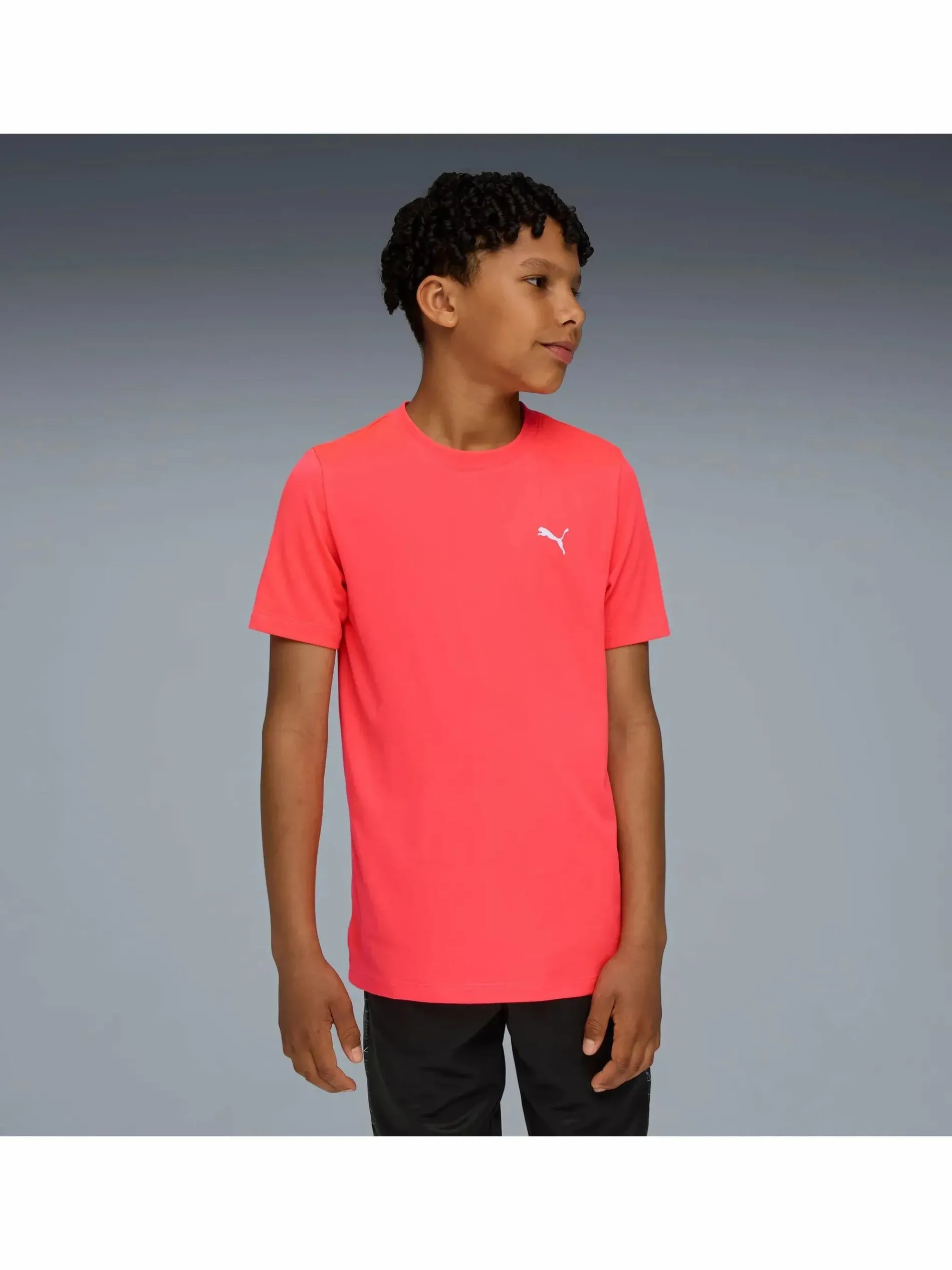 Jungen Sportshirt mit Logoprint