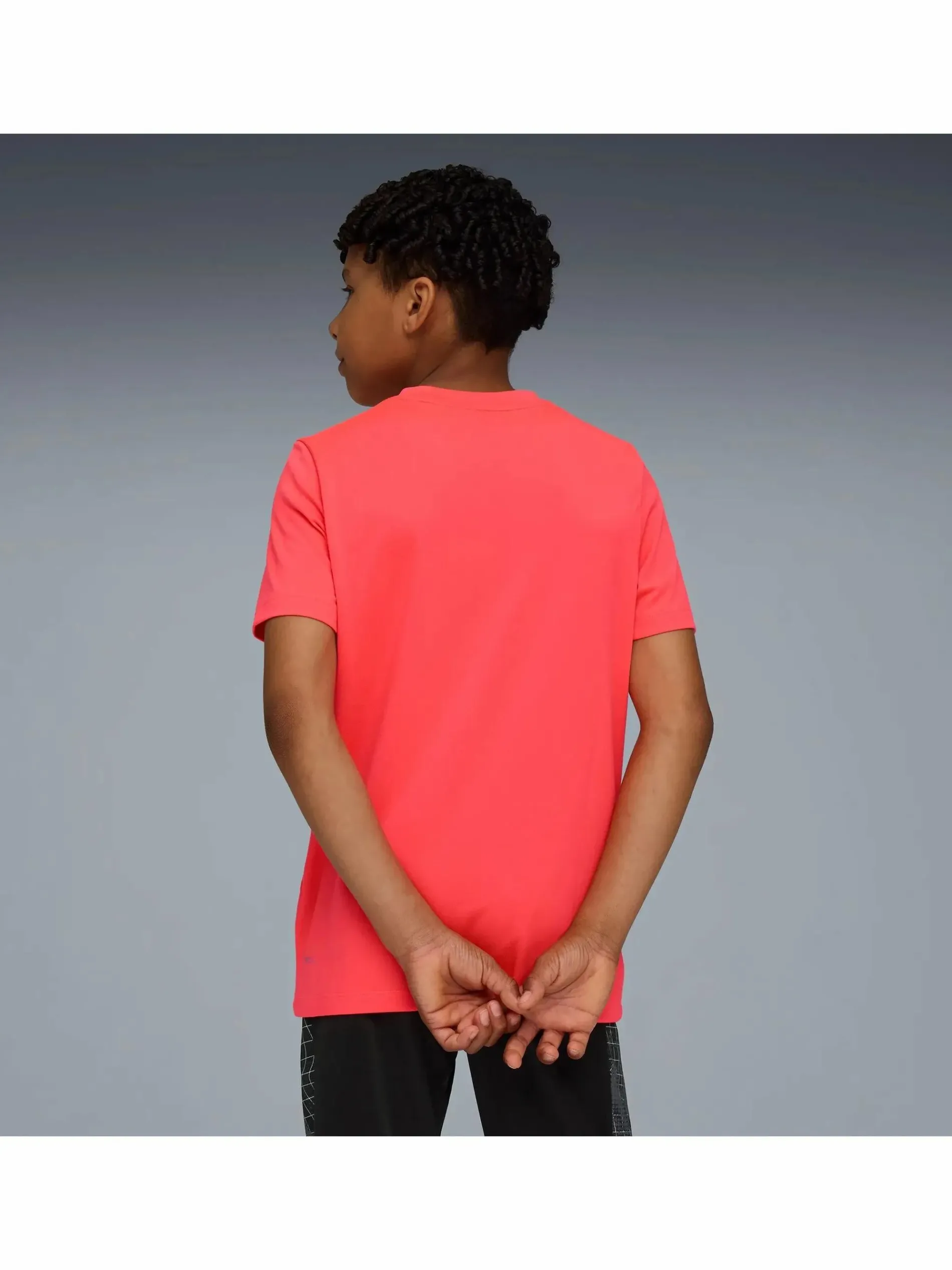 Jungen Sportshirt mit Logoprint