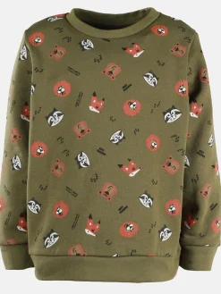 Jungen Sweatshirt mit Minimalprint