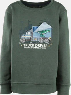 Jungen Sweatshirt mit Stickerei-Motv