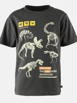 Jungen T-Shirt mit phosphoreszierendem Dinomotiv