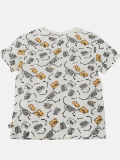 Jungen T-Shirt mit Skelettmotiven