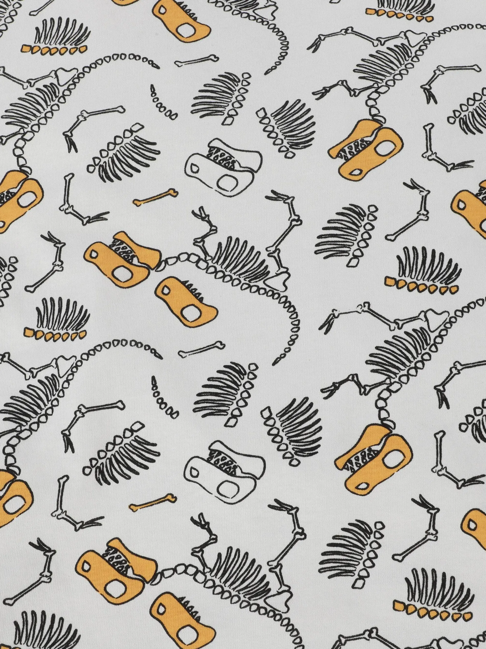 Jungen T-Shirt mit Skelettmotiven