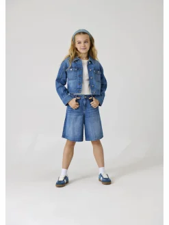 Kids Only KOGCOMET WIDE LONG SH Jeansshorts