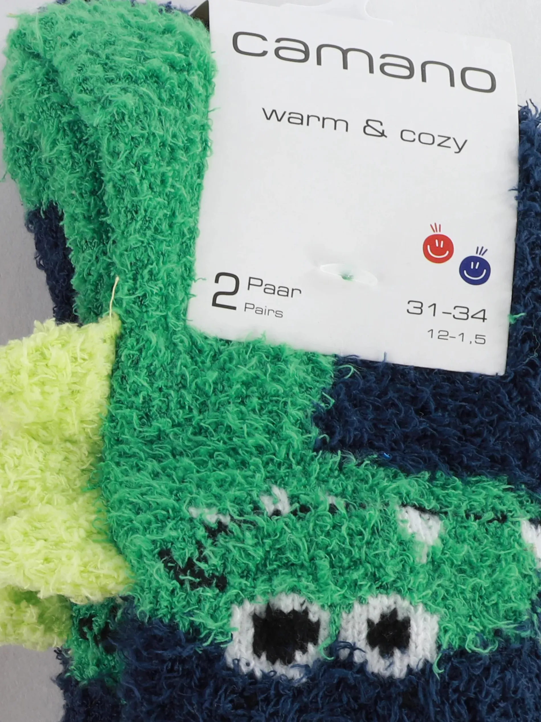 Kinder Kuschelsocken im 2er Pack