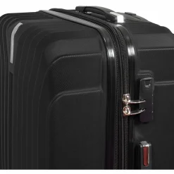 Koffer Almeria, schwarz in Größe M 73x48x29cm