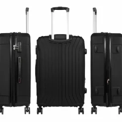 Koffer Almeria, schwarz in Größe L 83x54x33cm