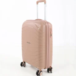 Koffer Denver, gold/rosa in Größe S 56x38x20cm