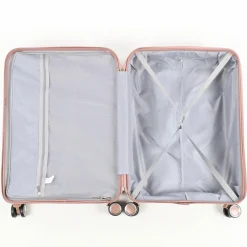 Koffer Denver, gold/rosa in Größe S 56x38x20cm